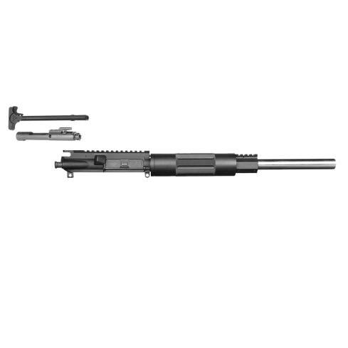 16" 1:8 Bull Flattop Complete Upper, Gas Block