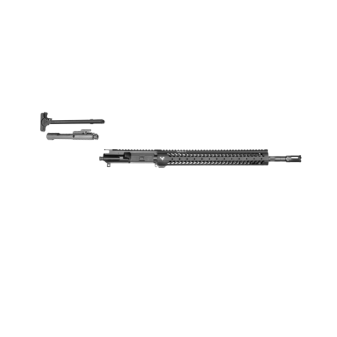 18" 1:8 Fluted HBAR "3GR" Flattop Complete Upper, Low Profile Gas Block