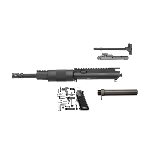 9" 1:8 Nitrided .300 BLK HBAR Flattop Pistol Kit
