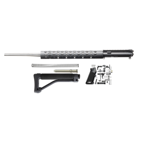 24”6.8 SPC II Bull Barreled Flattop Kit w/ Low Pro Gas Block, 15” HG