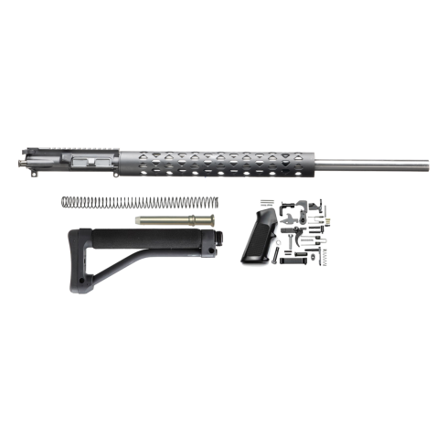 24”6.8 SPC II Bull Barreled Flattop Kit w/ Low Pro Gas Block, 15” HG