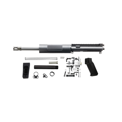 .300 BLK 12” Flattop Kit w/ Low Pro Gas Block, Stronghold Grip, Strongarm Pistol Tube and Strongarm Brace