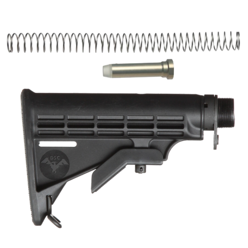 M4 6-Position Car Buttstock-Black-Commercial-Assembly