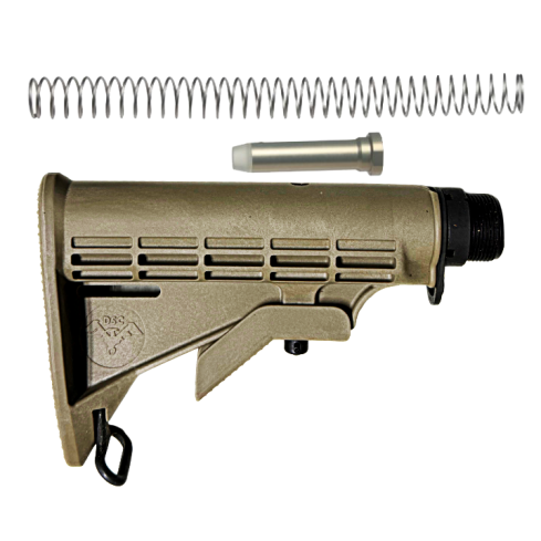 DS-4 6-Position Car Buttstock-FDE-Commercial-Assembly