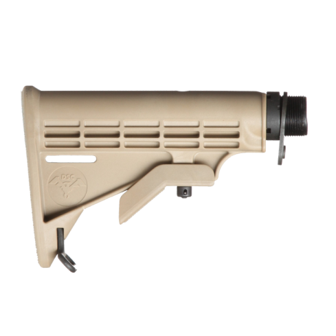 M4 6-Position Car Buttstock-Coyote Brown-Commercial-Buffer Tube ONLY