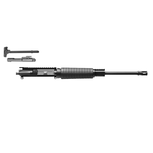 16" 1:9 Lightweight Flattop Complete Upper, Gas Block