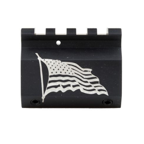 Picatinny Gas Block-.750" Lasered With American Flag